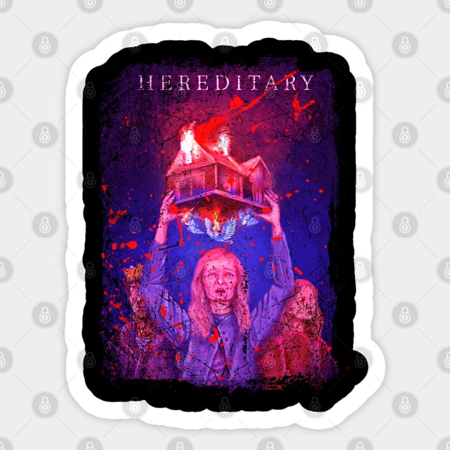 In the Grip of Evil Hereditary Movie Tribute Sticker by alex77alves